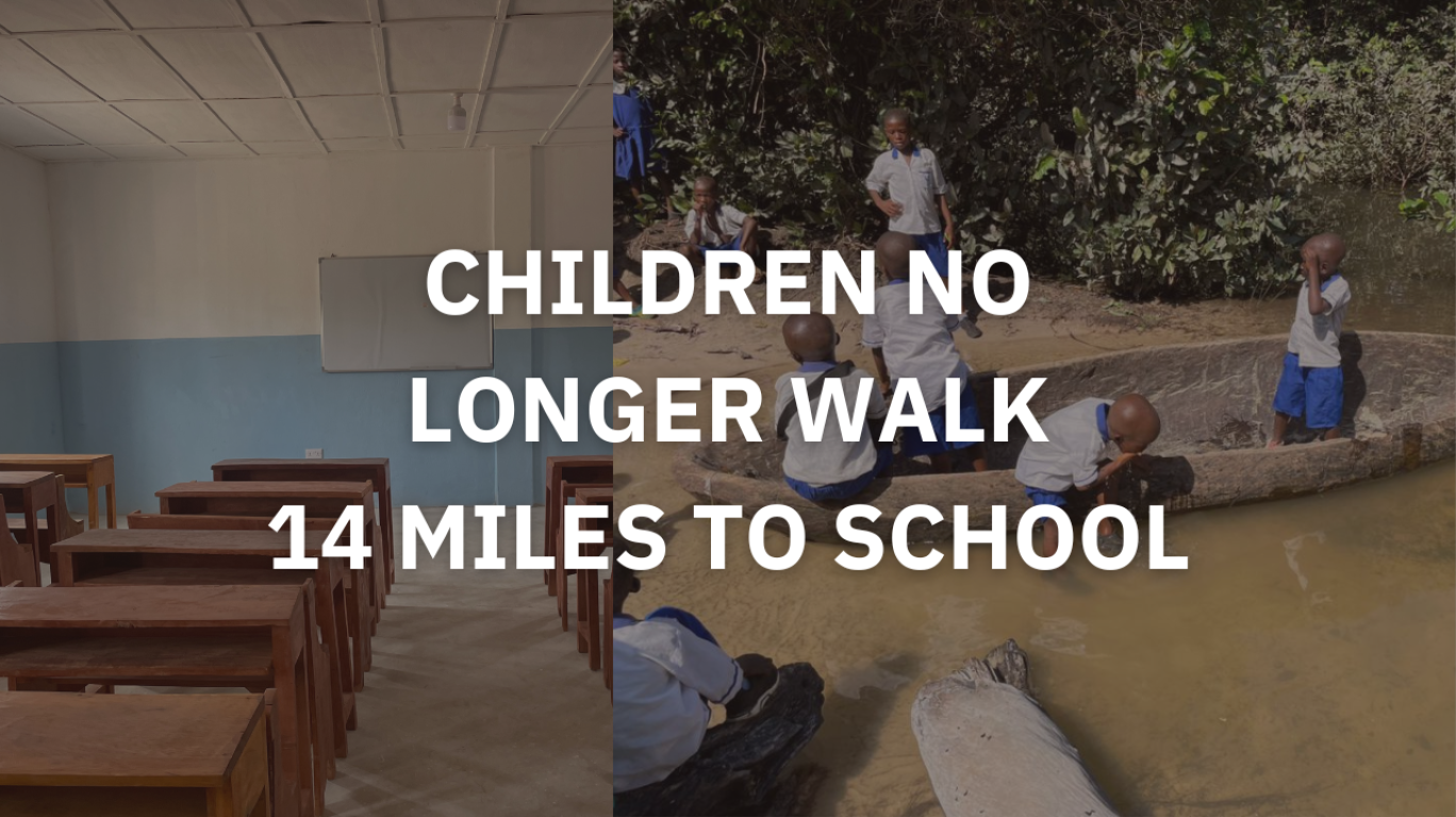 Children no Longer Have to Walk 14 Miles to School