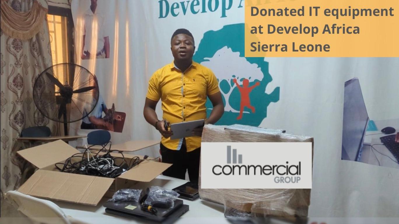 Thank you Commercial Group for donated IT equipment