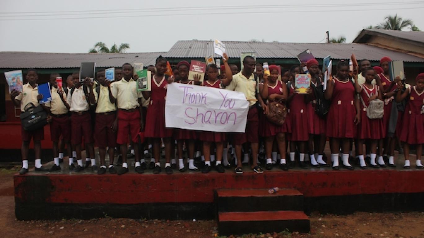 The students of Lady Kabba Memorial School are grateful