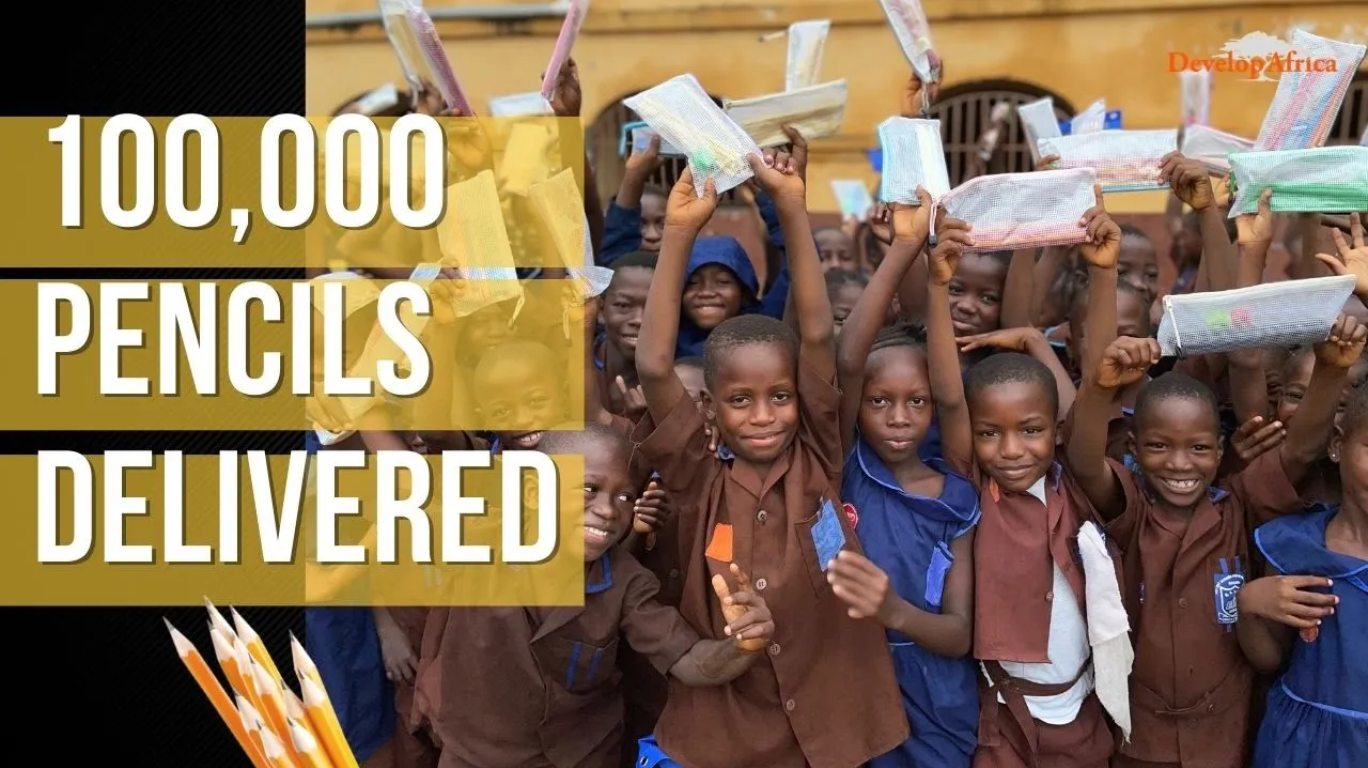 100,000 pencils delivered