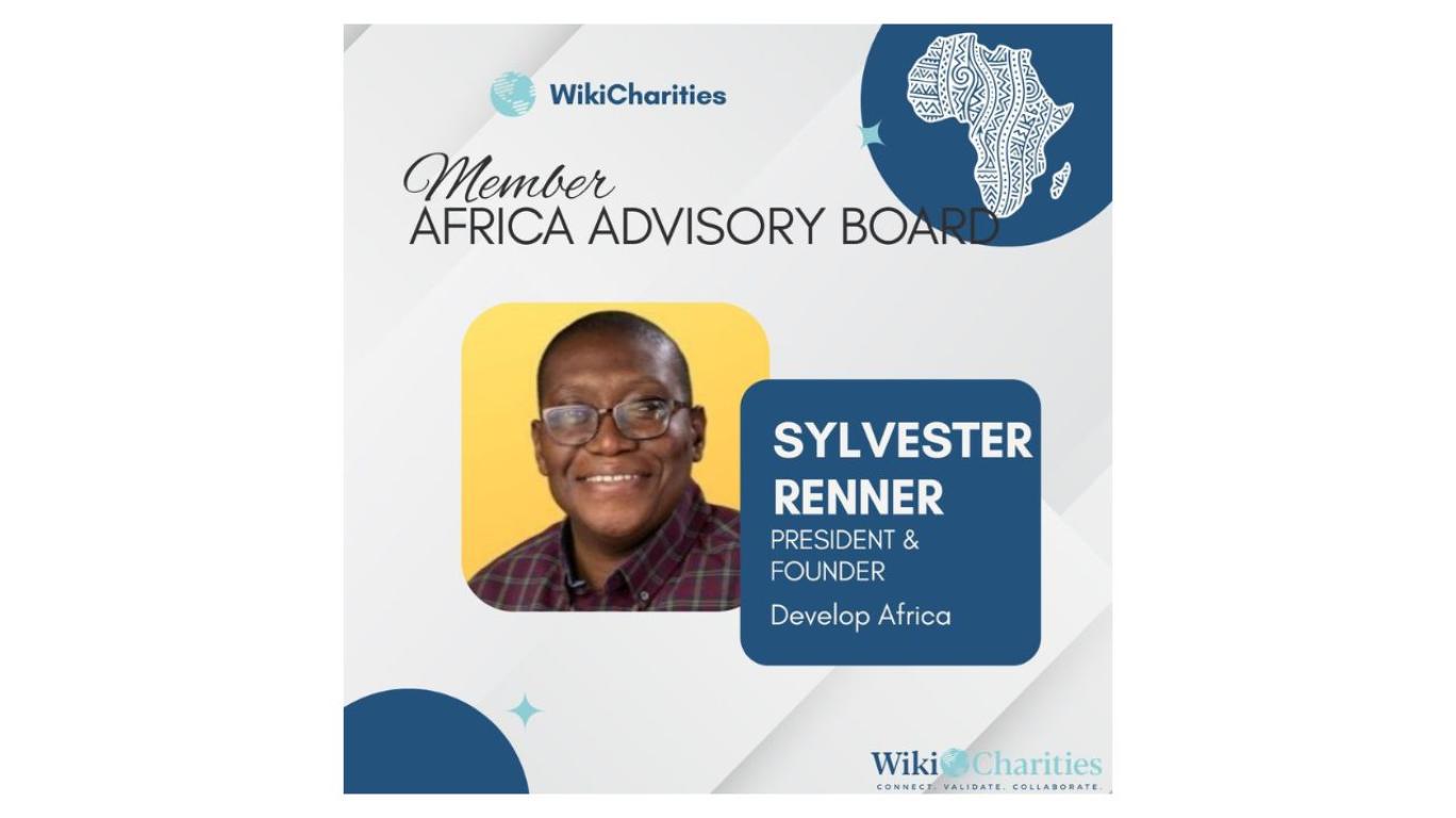 Sylvester joins Wikicharities African Advisory Board