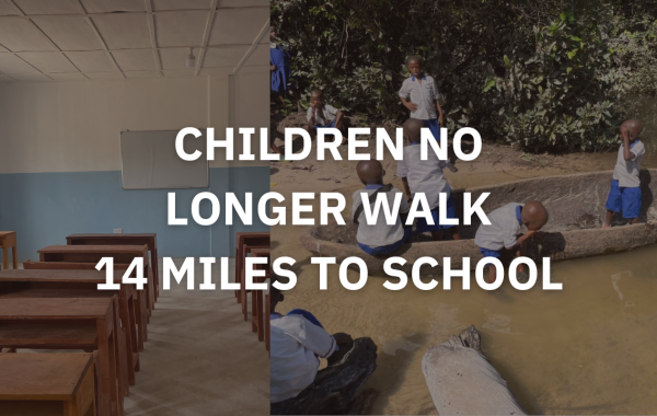 Children no Longer Have to Walk 14 Miles to School