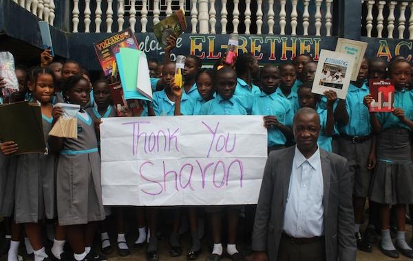 The students and principal of El-Bethel School are grateful