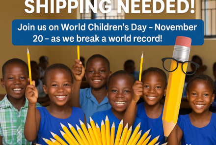 shipping needed for 100,000 pencils