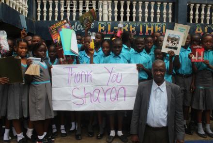 EL-BETHEL Primary and Secondary School Thank Sharon