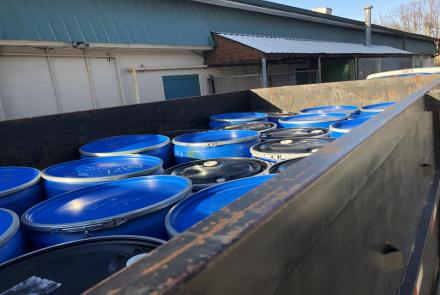 31 Drums Being Shipped