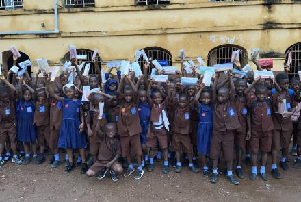 626 Students at Regent Square School Received Pencils