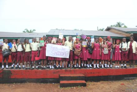 Lady Patricia Kabba Junior Secondary School Thank Sharon
