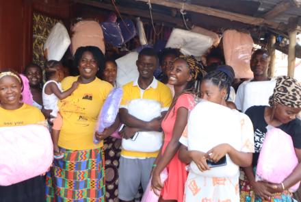 Tengbeh Town Families Thankful for Bed Nets