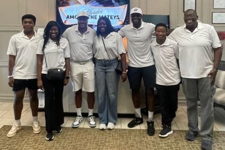 Chris Tucker, Mo Sanu and Develop Africa team members 