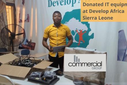Thank you Commercial Group for donated IT equipment