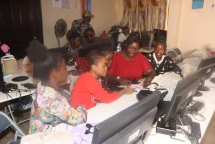 Girls participating in Mentoring Session