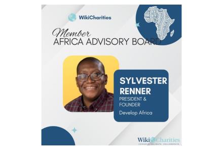 Sylvester joins Wikicharities African Advisory Board